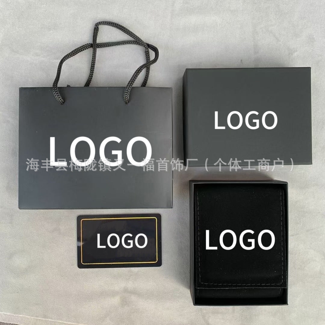 Wholesale New Double C Letter Diamond Piercing Leather Small Chanel Style Bracelet Retro Fashion All-match Bracelet